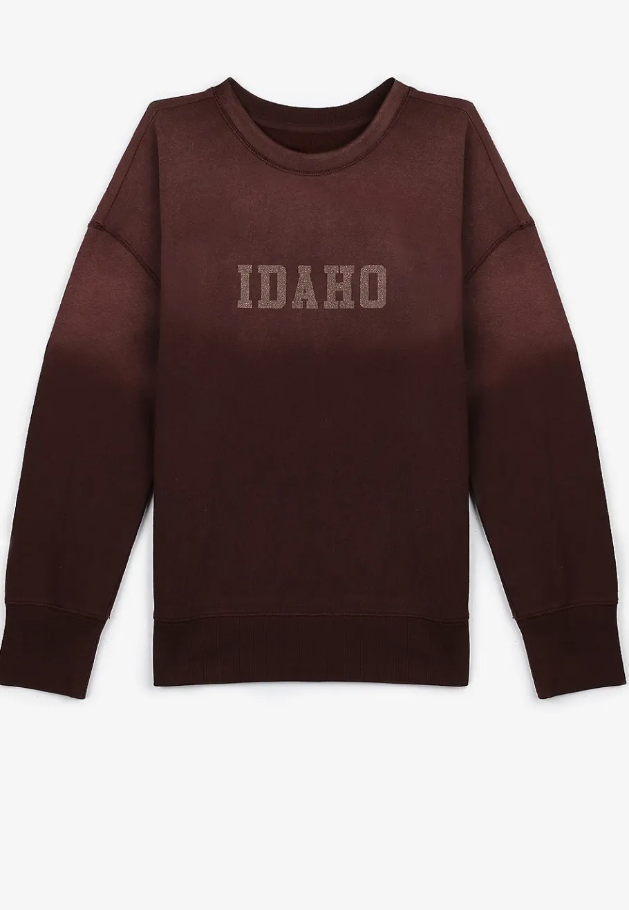 Maurices Sweatshirts-State Dip Dye Crew Neck Sweatshirt