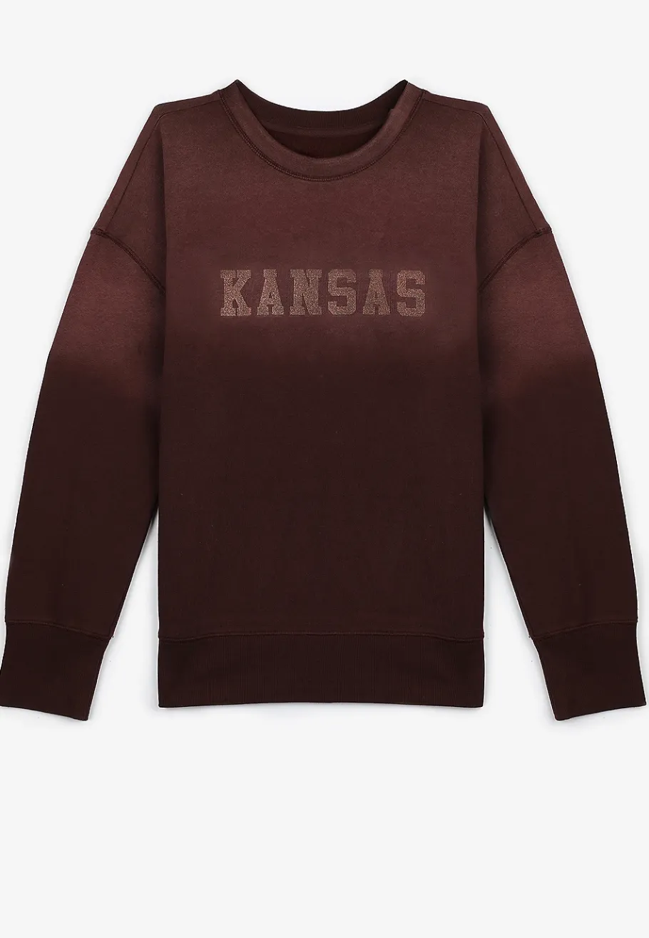 Maurices Sweatshirts-State Dip Dye Crew Neck Sweatshirt