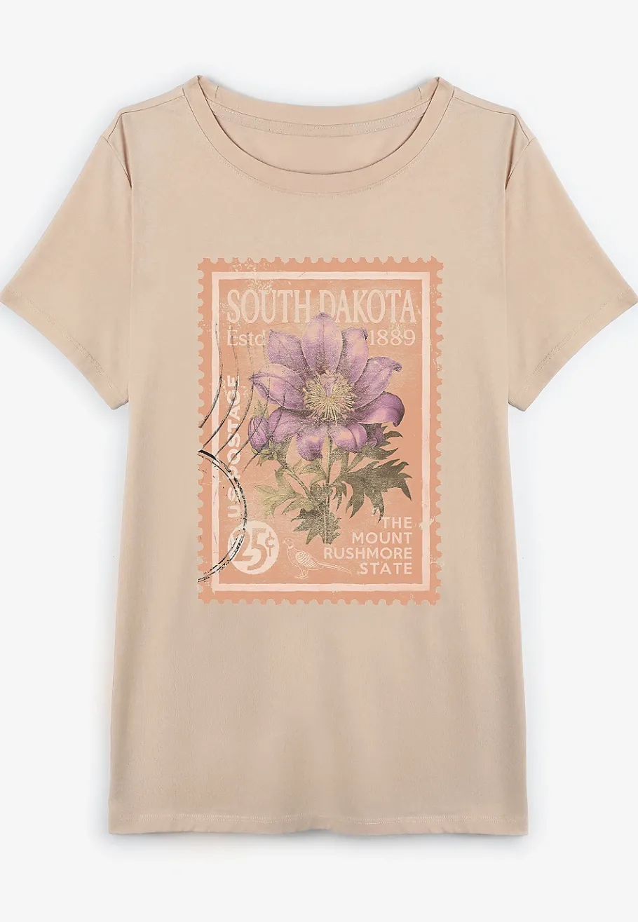 Maurices Tees|Graphics-State Stamp Classic Fit Graphic Tee