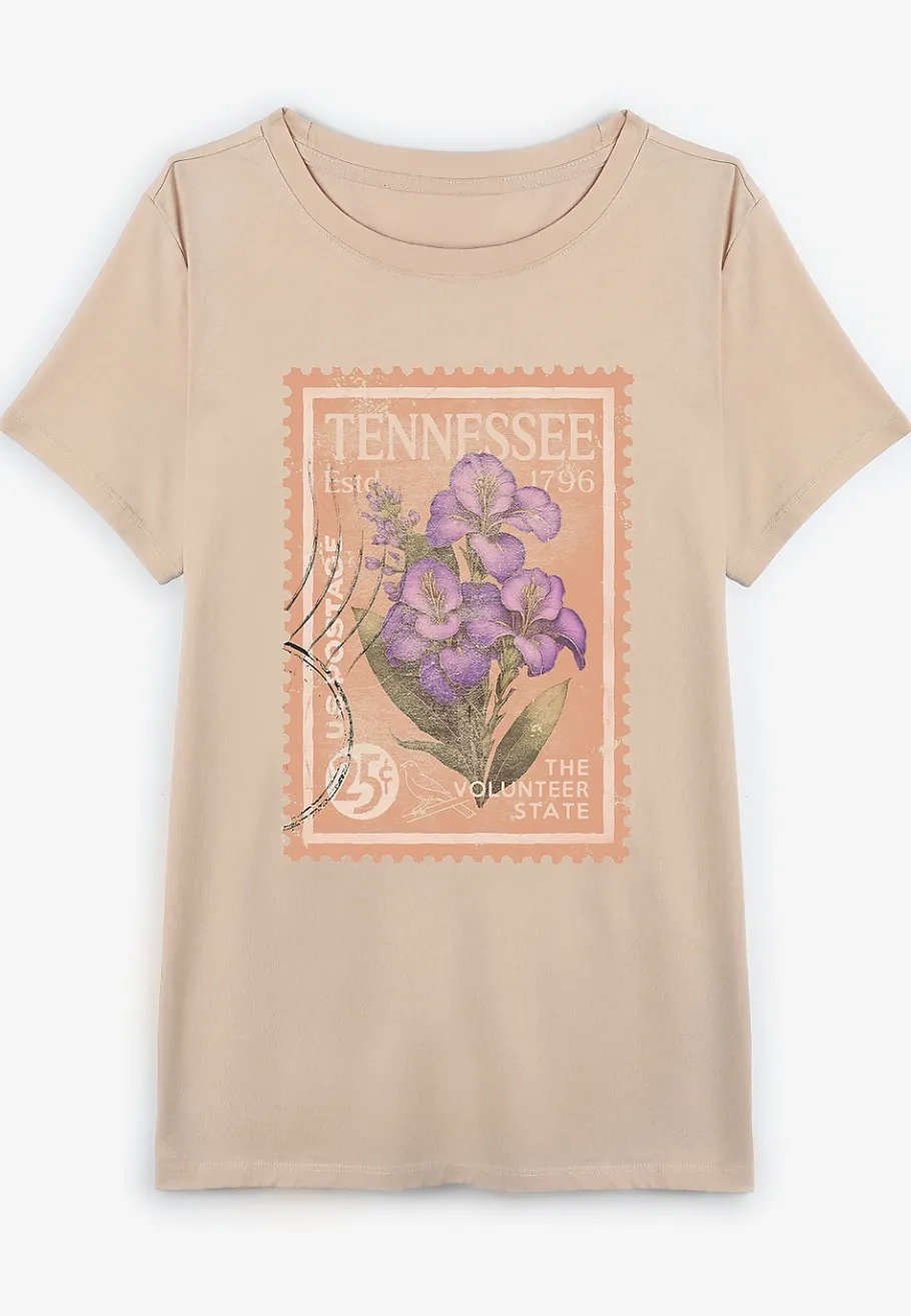 Maurices Tees|Graphics-State Stamp Classic Fit Graphic Tee