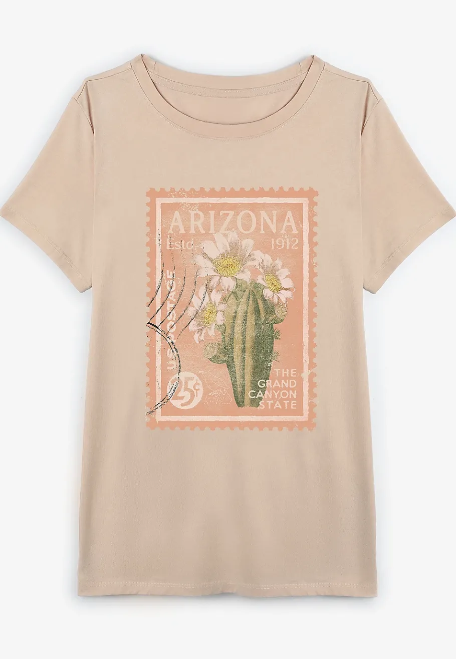 Maurices Tees|Graphics-State Stamp Classic Fit Graphic Tee