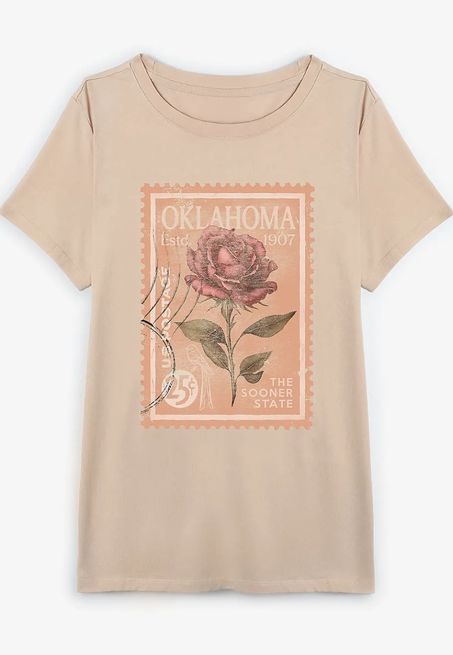 Maurices Tees|Graphics-State Stamp Classic Fit Graphic Tee