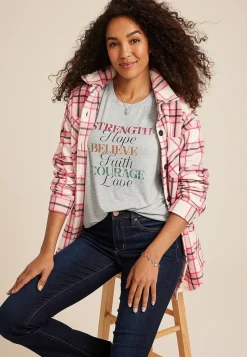 Maurices Graphics-Strength Hope Believe Classic Graphic Tee