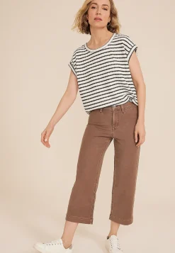 Maurices Crops & Capris-Stretch Twill High Rise Wide Leg Pant