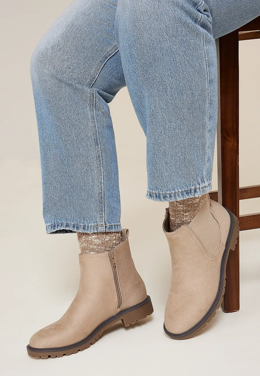 Maurices Shoes|Boots-SuperCush Brandy Mini Lug Chelsea Boot