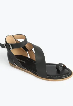 Maurices Shoes|Wide Width & Wide Calf-SuperCush Camilla Toe Loop Gladiator Sandal