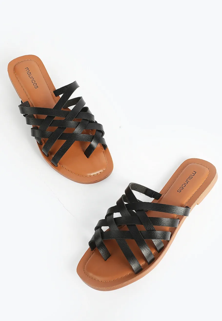 Maurices Shoes|Wide Width & Wide Calf-SuperCush Caroline Strappy Sandal
