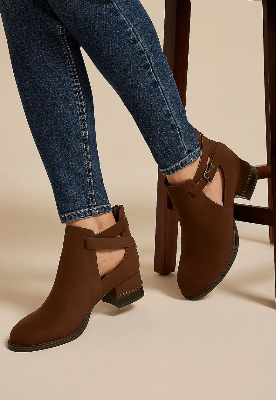 Maurices Shoes|Boots-SuperCush Ciara Studded Ankle Boot