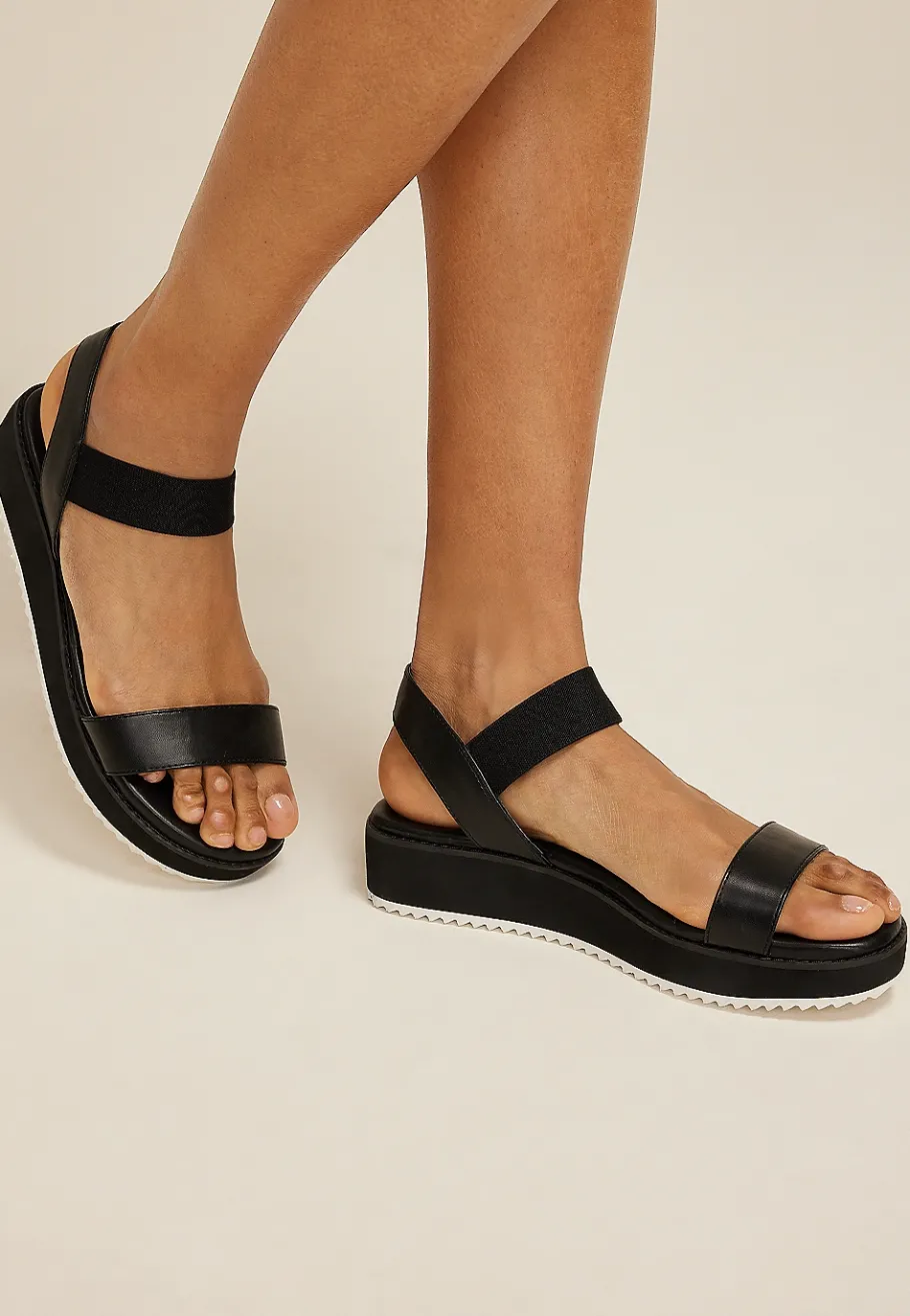 Maurices Shoes|Sandals-SuperCush Clara Elastic Strap Wedge