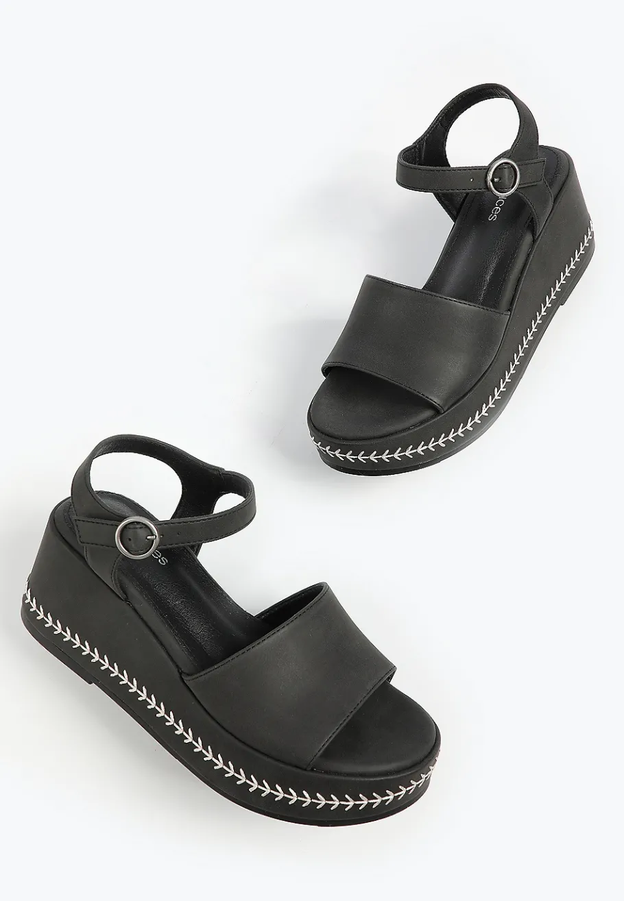Maurices Shoes|Sandals-SuperCush Erin Whipstitch Wedge