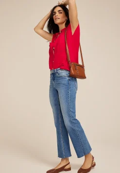 Maurices Shoes|Flats-SuperCush Georgia Perforated Slingback Flat