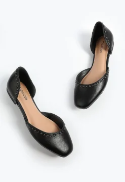 Maurices Shoes|Flats-SuperCush Greta Studded D'Orsay Flat