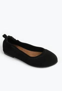 Maurices Shoes|Flats-SuperCush Gwen Faux Suede Scrunch Back Ballet Flat