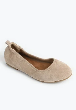 Maurices Shoes|Flats-SuperCush Gwen Faux Suede Scrunch Back Ballet Flat