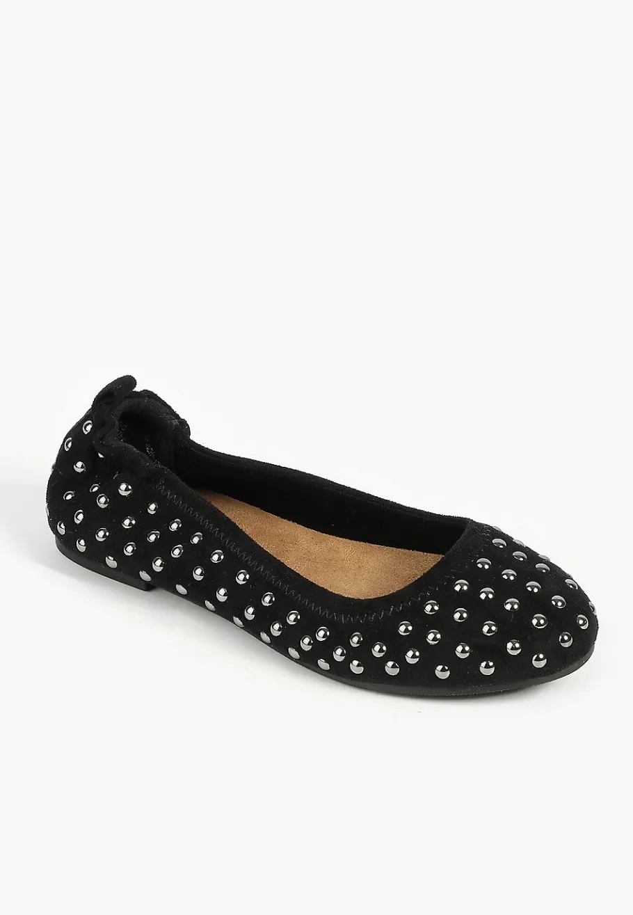 Maurices Shoes|Flats-SuperCush Gwen Studded Scrunch Back Flat