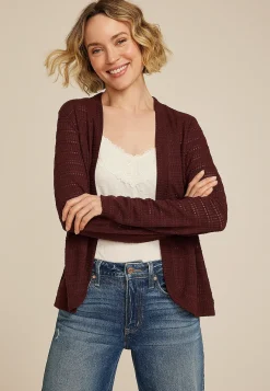 Maurices Sweaters Cardigans & Kimonos-Textured Cardigan