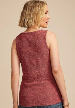 Maurices Tanks & Camis-Textured Sweater Tank Top