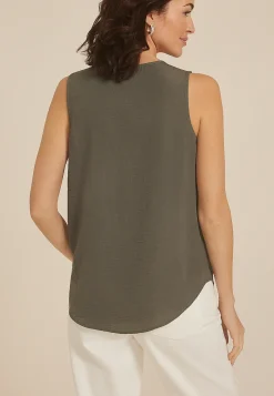 Maurices Tanks & Camis-Tie Front Tank Top
