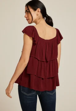 Maurices Shirts & Blouses|Tanks & Camis-Tiered Babydoll Blouse