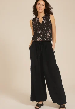 Maurices Pants-Tiered High Rise Palazzo Pant