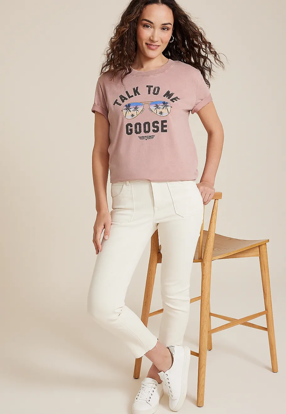 Maurices Tees|Graphics-Top Gun Sunglasses Oversized Fit Graphic Tee