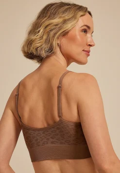 Maurices Bralettes|Bralettes-True Stretch Animal Seamless V Neck Bralette