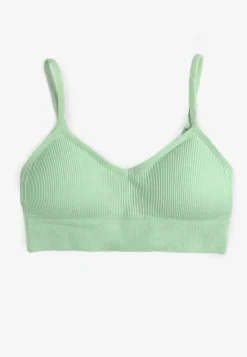 Maurices Bralettes|Bralettes-True Stretch Seamless Ribbed V Neck Bralette