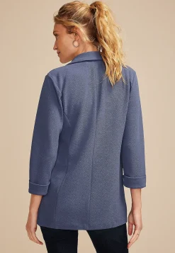 Maurices Blazers-Versa 3/4 Sleeve Blazer