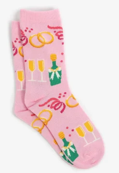 Maurices Socks & Tights-Wedding Celebration Crew Socks