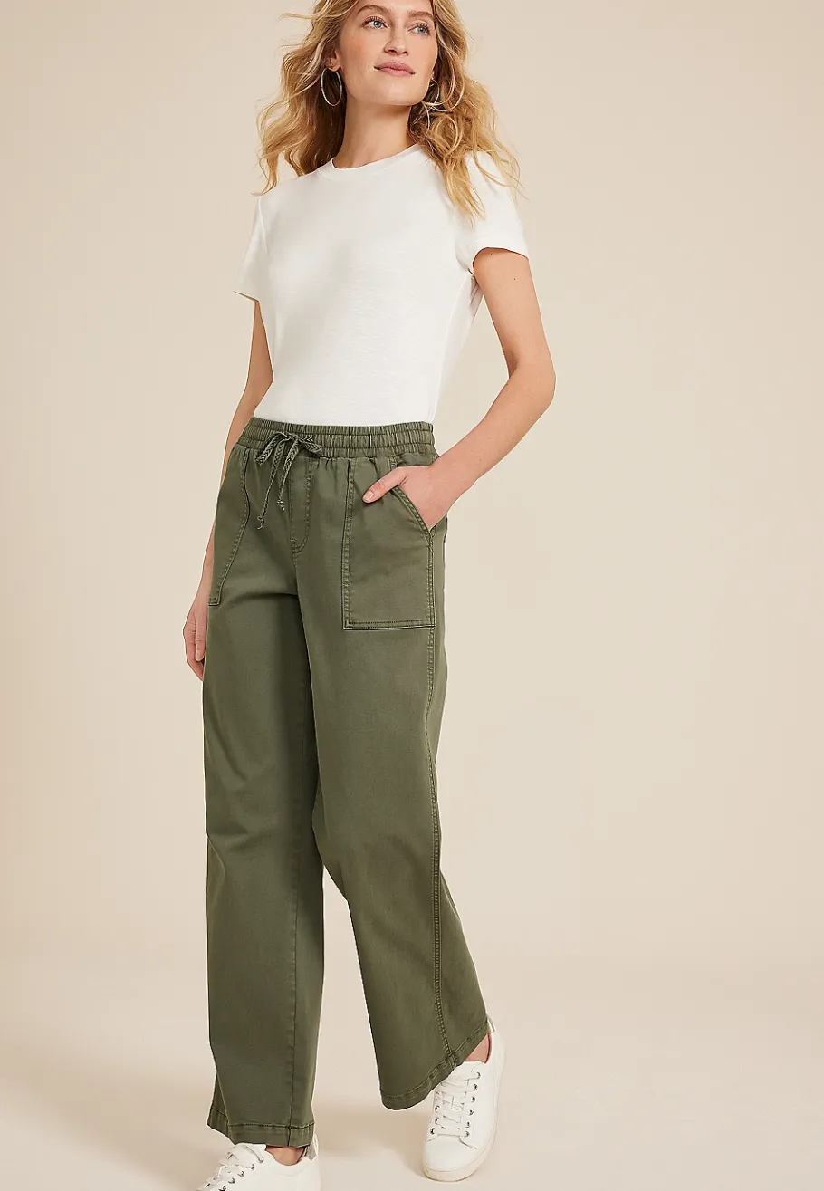 Maurices Joggers & Sweatpants-Weekender High Rise Wide Leg Pant
