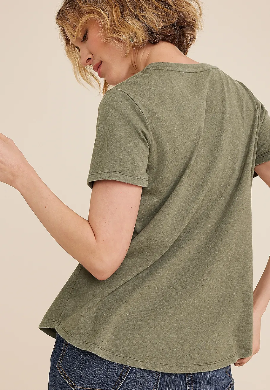 Maurices Tees|Graphics-Western Floral Boots Classic Fit Graphic Tee